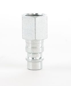 Quick Disconnect Stem 1/4 in FNPS 230 psi Natural Steel