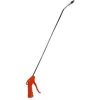 Deluxe Air Blow Gun w/ 20 in. Long Angled Nozzle 1/2 in. Removable Rubber Tip