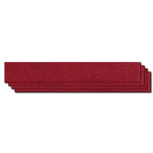 Red Abrasive Hookit File Sheet 220 Grade (2.75 in X 16.5 in)