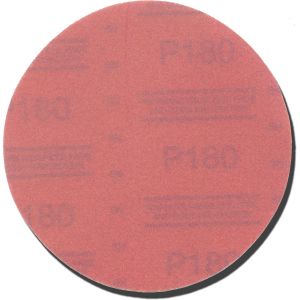 Red Abrasive Hookit Disc 5 inch P180 Grit