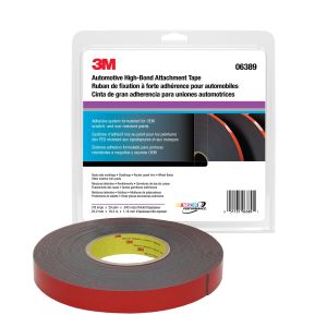 Automotive Acrylic Plus 45 mil Black Premium Attachment Tape (7/8 in. x 20 yd.)
