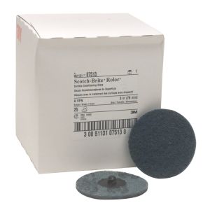 Scotch-Brite Roloc Surface Conditioning Disc, 3 inch, Very Fine
