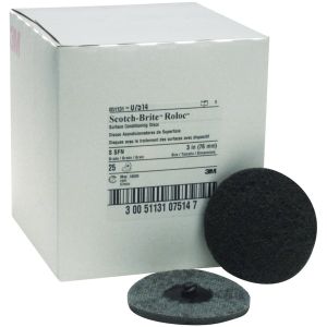 Scotch-Brite Roloc Surface Conditioning Disc, 3 inch, Super Fine