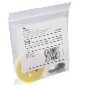 3M Hookit Clean Sanding Abrasive Disc Pad Kit (3 in,)