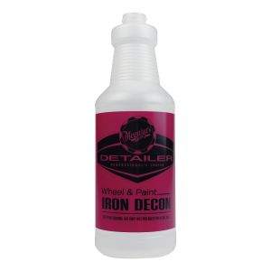 Meguiar's D201801 Detailer Pre-Labeled 32 oz Bottle for D1801 Iron Decon