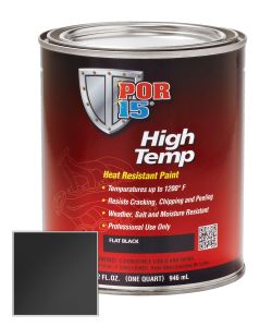 POR-15 44101 High Temp Flat Black Paint (Gallon)