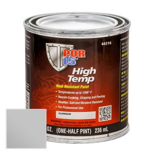 POR-15 44316 High Temp Paint Aluminum Paint (8 oz.)