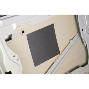 RBL 128 Black 12 x 12 in. Self-Adhering Paintable Sound Damping Pad (6 ct)