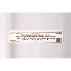 RBL 374 Self-Adhering Tracing & Masking Paper Roll (18 in. x 100 ft)