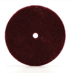 3M 77225 Scotch-Brite Hook & Loop 80 Grit 6 in. Clean and Finish Disc (10/Pack)