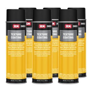 SEM 39853 Black Texture Coating 16 oz (6 Pack)