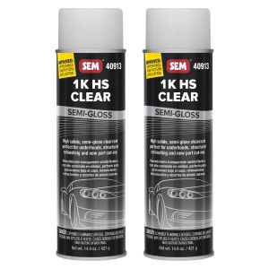 1K HS Semi-Gloss Clear 14.9 oz (2/Pack)