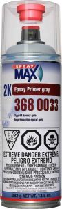 SprayMax 3680033 2K Epoxy Rust Cure Primer Gray (12.5 oz)