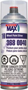 Spraymax 3680040 1K Wheel Paint Silver Topcoat (10.9 oz.)