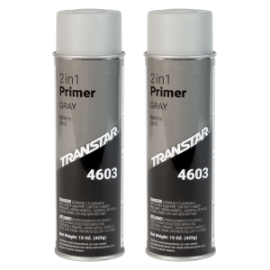 Transtar 4603 2 in 1 Primer Aerosol Gray 15 oz (2 Pack)