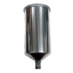 Spray Cup with Lid 600 cc Capacity Aluminum for HVLP Spray Guns