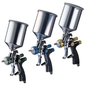 LVLP Professional Spray Gun 1.8 mm Nozzle 16 oz Container 12 in. Spray