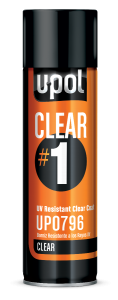 U-Pol Clear #1 UV-Resistant High Gloss Clearcoat 450 mL