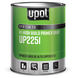 2K 4:1 High-Build Gray Urethane Primer (1 Liter)
