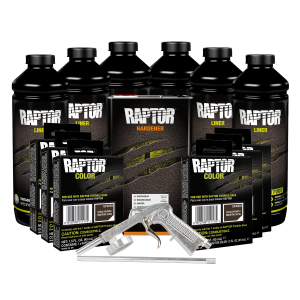U-POL Sepia Brown 6 Liter VOC Raptor Truck Bed Liner Kit with Gun
