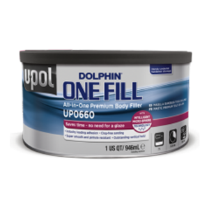 Dolphin One Fill All-In-One Premium Body Filler (1 Quart)