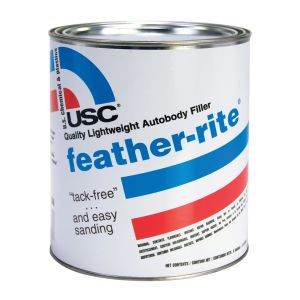 Feather-rite Quality Lightweight Autobody Filler (Quart)