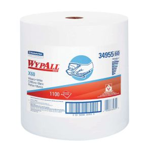 WypAll 34955 X60 Series Hydroknit 1 Ply Jumbo Roll Cloth