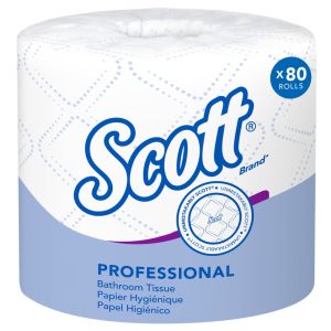 Scott 04460 Standard Essential 2-Ply Toilet Paper Roll (80 ct)