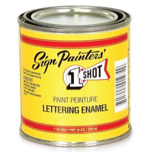 One-Shot 161L-HP Oil Based Proper Purple Lettering Enamel (1/2 Pint)