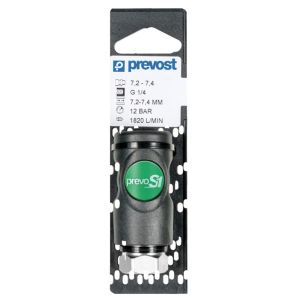 Prevost PrevoS1 ESI 071201CP High Flow Interchange Safety Quick Coupler on Plate