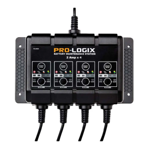 Solar PL4020 12V 4x2A Pro-Logix 4-Bank Battery Maintenance Station