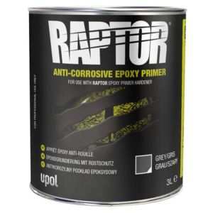 U-POL 4834 Raptor Gray Anti-Corrosive Epoxy Primer (3 Liter)