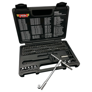 VIM Tools FRBS89 89 Piece Master Bit Set With 1/4" Flex Ratchet