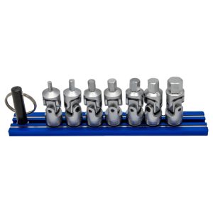 VIM Tools UJM400 7 Piece Universal Joint Metric Hex Driver Set